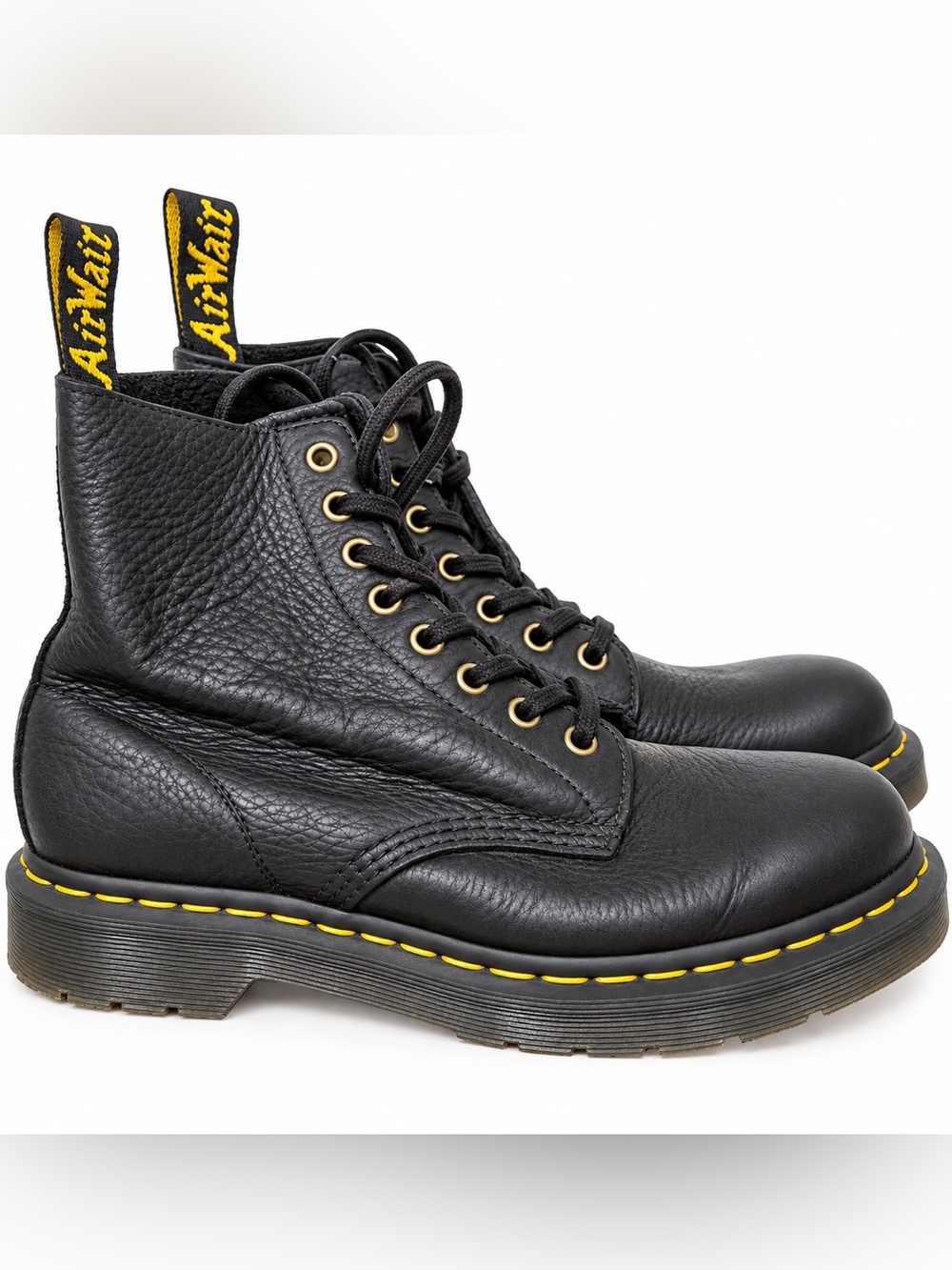 Dr Martens 1460 Ambassador Boots Womens 7 Black Smooth Leather 8 Eye Combat